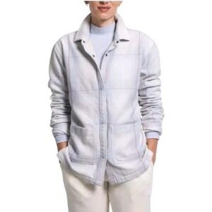 The North Face Valley Twill Utility Shirt Jacket Dusty Periwinkle Womens Sz XS